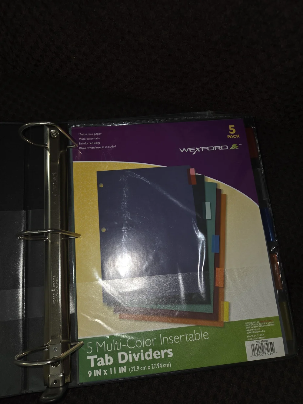 Heavy Duty View Binder - Black